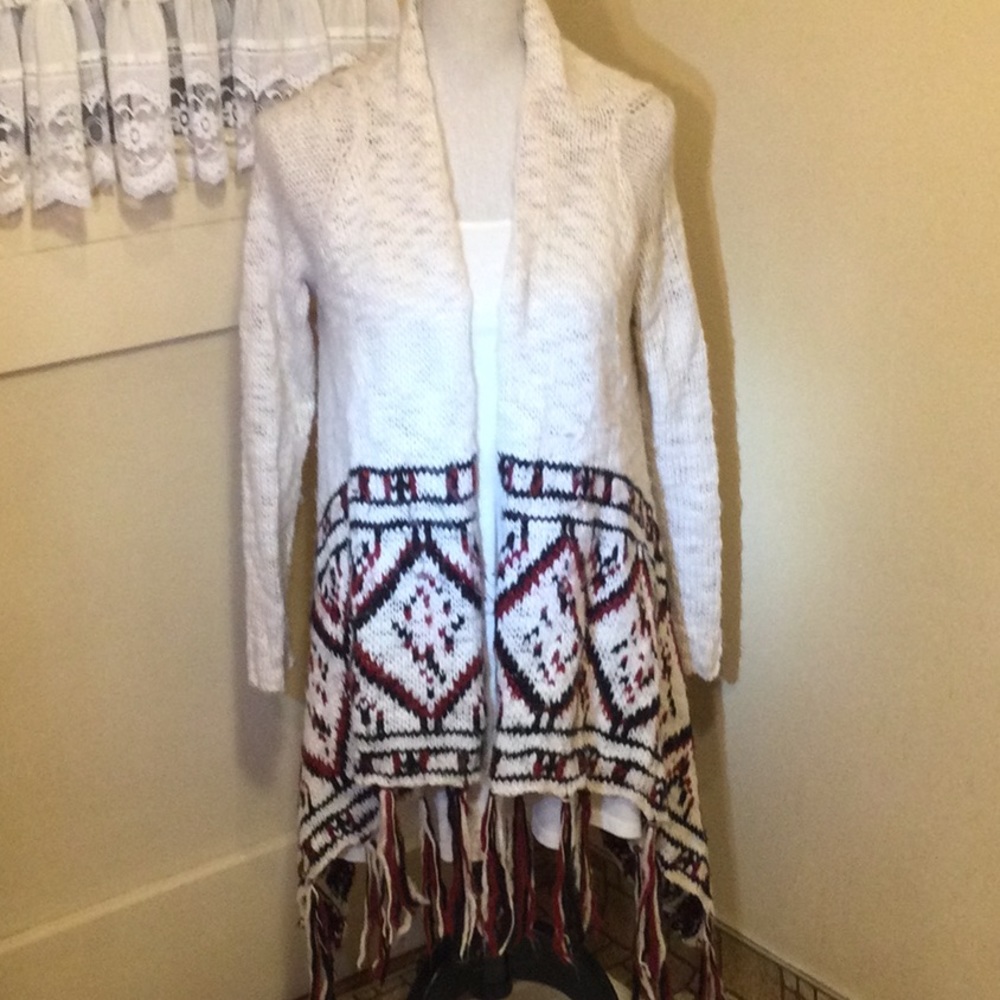 Charolette Russe Beautiful Knit Sweater Cover Up Cardigan